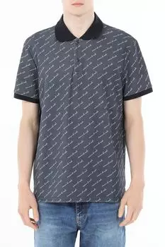 Поло хлопковое с принтом MARCO DI RADI