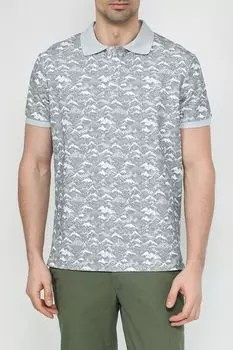 Поло хлопковое с принтом MARCO DI RADI