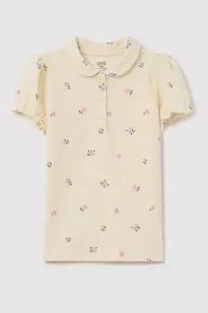 Поло хлопковое с принтом OVS