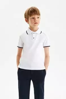 Поло хлопковое Silver Spoon