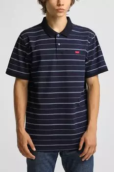 Поло хлопковое в полоску LEVI'S