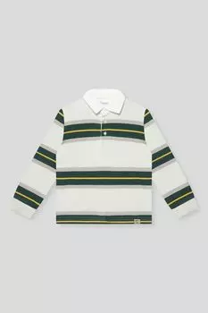 Поло хлопковое в полоску Mayoral