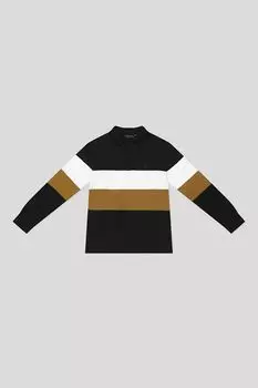 Поло хлопковое в полоску Nukutavake