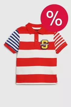 Поло хлопковое в полоску OVS