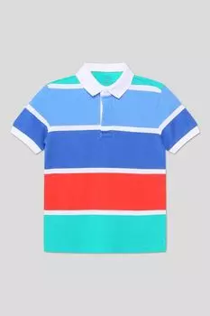 Поло хлопковое в полоску OVS