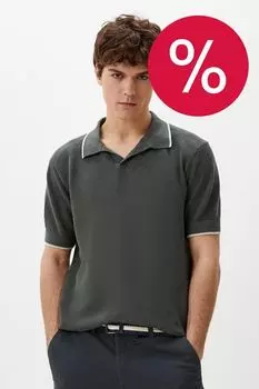 Поло из хлопка и льна Marhatter