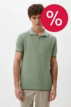 Поло из хлопка и льна Marhatter