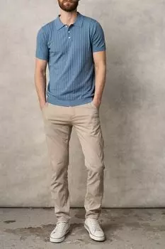 Поло из смесового хлопка DTMD