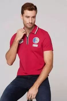 поло nautical red CAMP DAVID