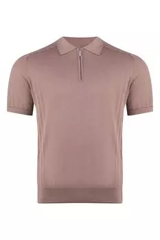 Поло с добавлением шелка и льна CUDGI