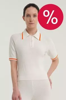 Поло с контрастной полосой LAROOM