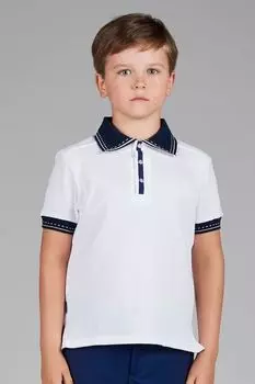 Поло с контрастным воротником Choupette