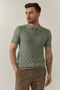 Поло текстурное DTMD