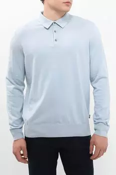 Поло трикотажное с длинным рукавом BOSS