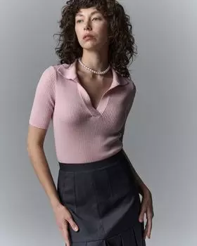 Поло трикотажное с коротким рукавом Surovaya