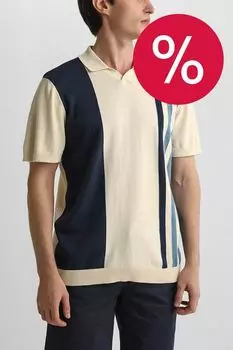 Поло вязаное хлопковое Blend