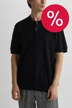 Поло вязаное хлопковое Casual Friday