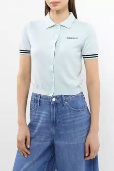 Поло вязаное на пуговицах Guess Jeans