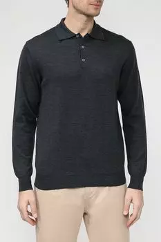 Поло вязаное с длинным рукавом DIGEL