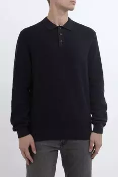 Поло вязаное с длинным рукавом LERROS