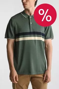 Поло вязаное с контрастными деталями Blend