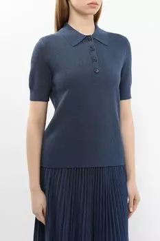 Поло вязаное с коротким рукавом BELUCCI