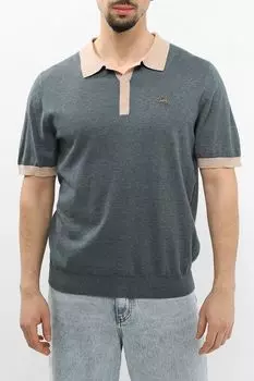 Поло вязаное с коротким рукавом COLORPLAY