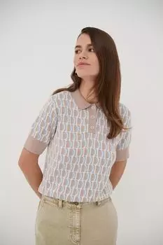 Поло вязаное с коротким рукавом DREAMS by Alena Akhmadullina