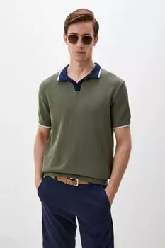 Поло вязаное с коротким рукавом Marhatter