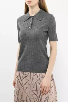 Поло вязаное с коротким рукавом SABRINA SCALA