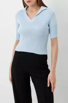 Поло вязаное с v-вырезом KSI KSI