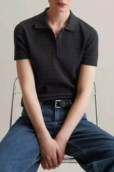 Поло вязаное текстурное Marc O'Polo Denim
