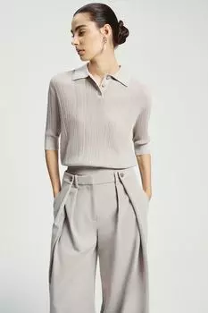 Поло вязаное текстурное Nume