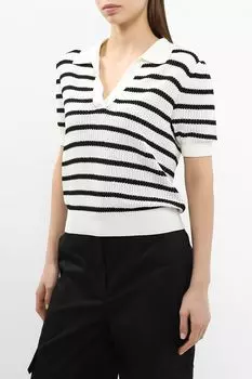 Поло вязаное в полоску BELUCCI