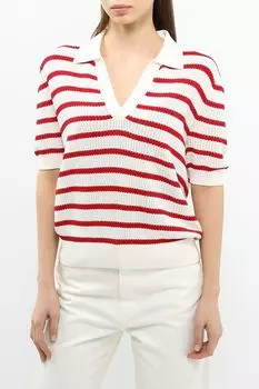 Поло вязаное в полоску BELUCCI