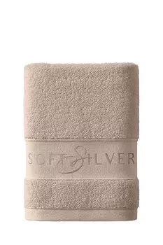 Полотенце хлопковое махровое с антибактериальным эффектом Soft Silver