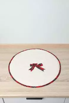 Полотенце хлопковое с декором Tartan Round COINCASA