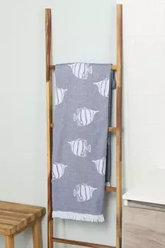 Полотенце хлопковое с принтом Angel Fish COINCASA