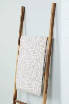 Полотенце хлопковое с принтом Foglie Beige COINCASA