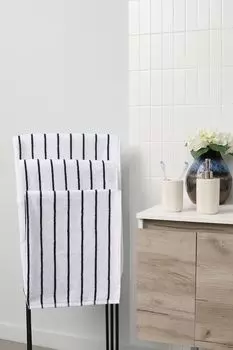 Полотенце хлопковое в полоску Riga Mix Blue COINCASA