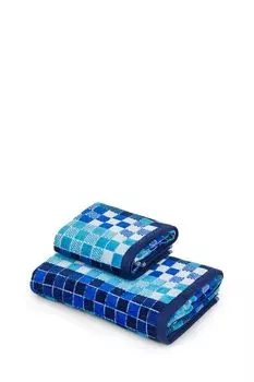 Полотенце из хлопкового велюра Mosaico COINCASA