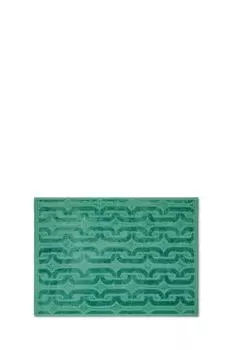 Полотенце из хлопкового велюра с рельефным узором Geometric Pattern COINCASA