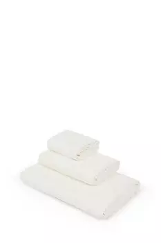 Полотенце из хлопкового велюра с рельефным узором Geometric Pattern COINCASA