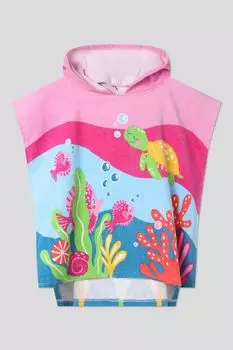 Полотенце-накидка хлопковое с принтом Mayoral