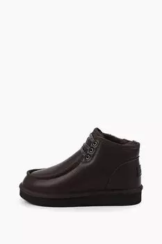 Полуботинки кожаные на меху Abricot