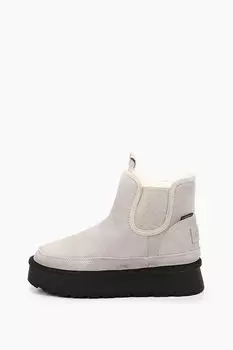 Полуботинки-угги замшевые на меху Abricot