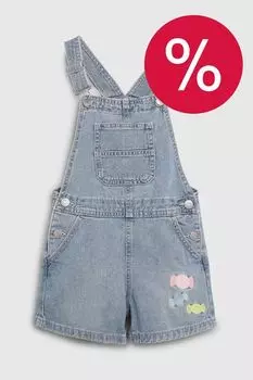 Полукомбинезон джинсовый с вышивкой Republic of Denim