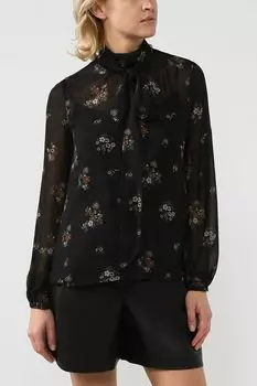 Полупрозрачная блуза с принтом BELUCCI