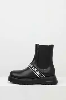 Полусапоги челси кожаные Love Moschino