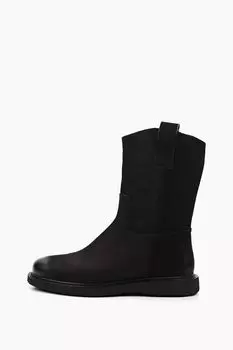 Полусапоги из нубука Abricot